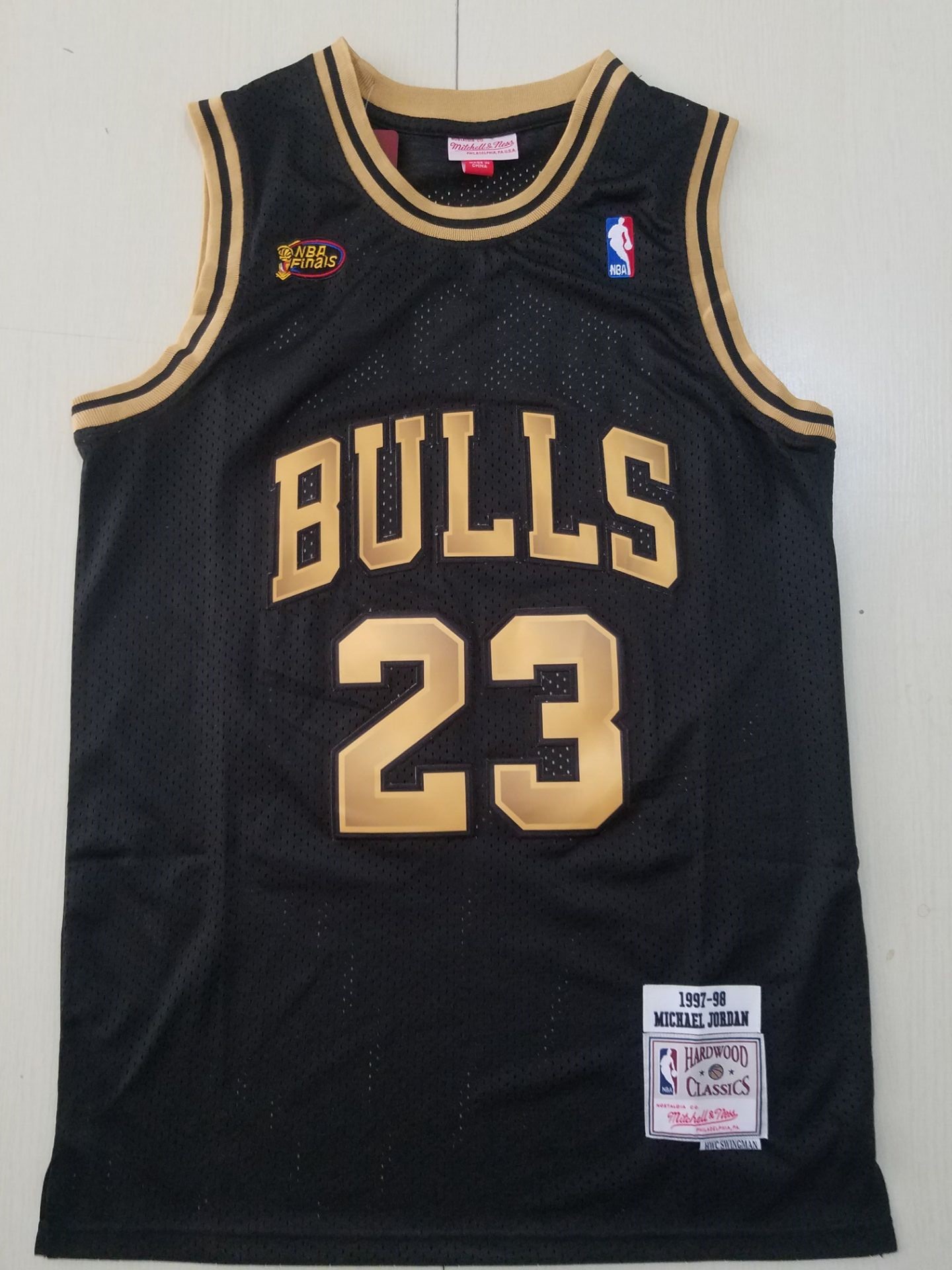 Men Chicago Bulls 23 Jordan Black Game Nike NBA Jerseys 2